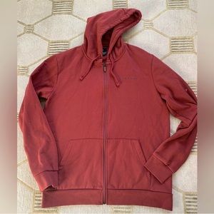 Castore Full-Zip Hoodie in Burgundy